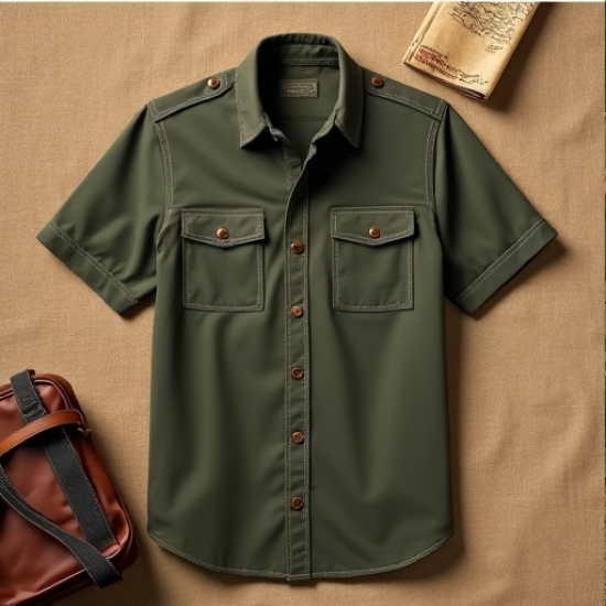 Explorer's Edge Epaulette Safari Shirt