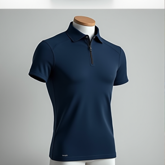 AeroFlex Performance Zip Neck Polo