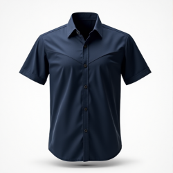 Urban Style Cut-and-Sew Short Sleeve Shirt