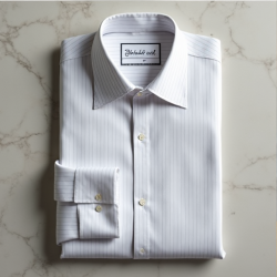 Classic Elegance Vertical Stripe Shirt