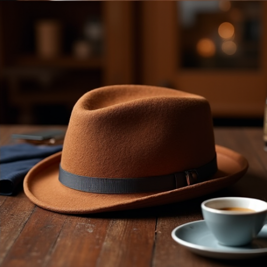 Classic Elegance Men's Pork Pie Hat