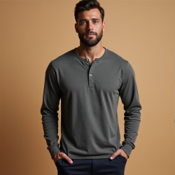 Evergreen Comfort Henley Tee