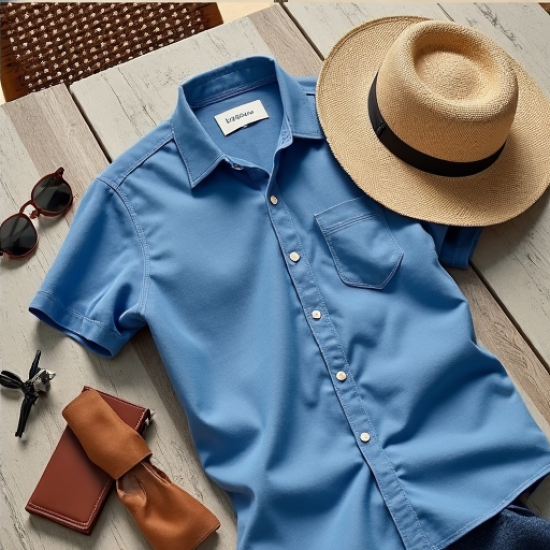 Coastal Breeze Cuban Collar Shirt