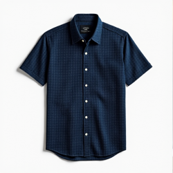 Dapper Dot Micro-Print Short Sleeve Shirt