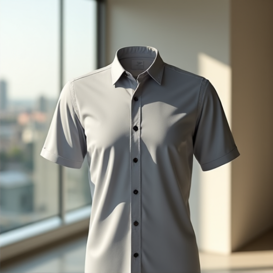 Urban Chic Band Collar Shirt