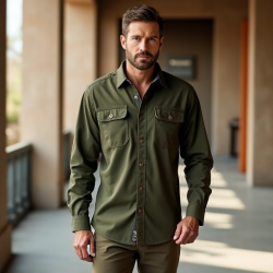 Tactical Heritage Men's Fatigue Shirt