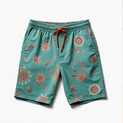 Coastal Vibes Paisley Resort Shorts