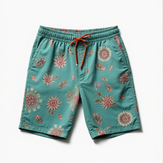 Coastal Vibes Paisley Resort Shorts