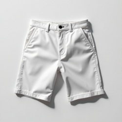 Artisan White Canvas Shorts