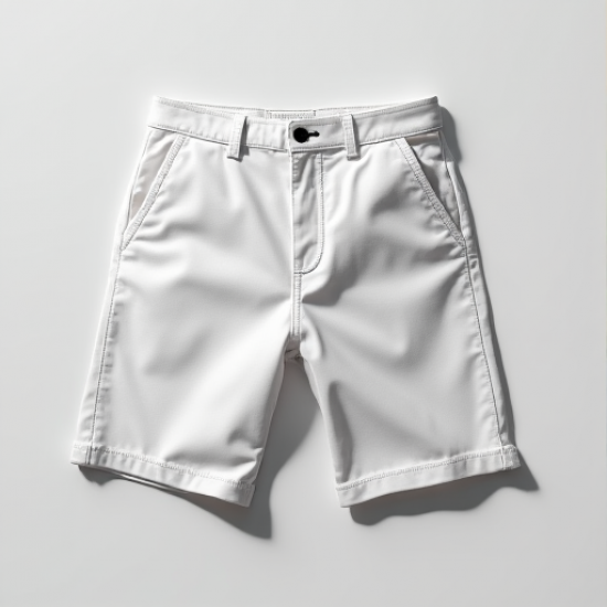 Artisan White Canvas Shorts