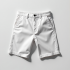 Artisan White Canvas Shorts