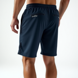 Athletic Luxe Embroidered Sport Shorts