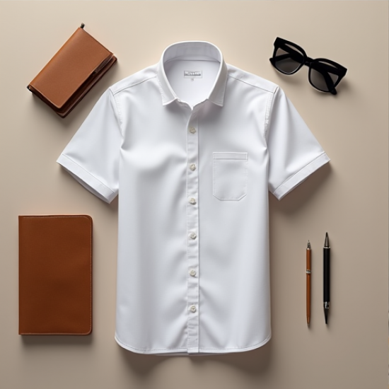 Urban Chic Band Collar Shirt