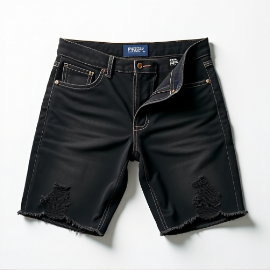 Urban Edge Distressed Denim Cutoff Shorts