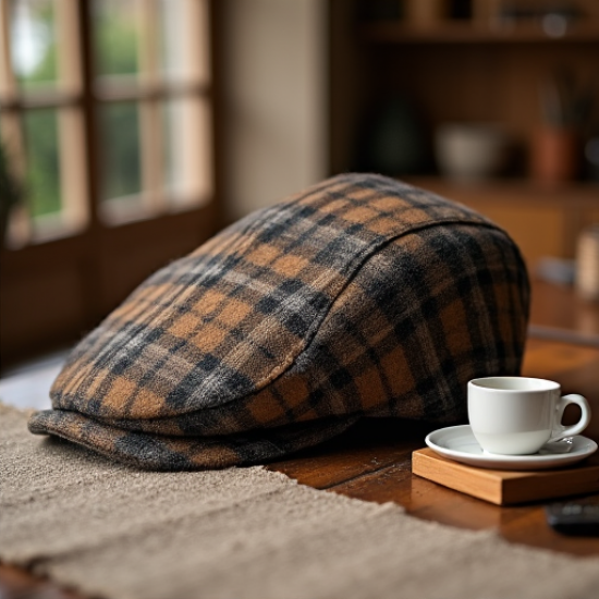 Classic Heritage Harris Tweed Flat Cap