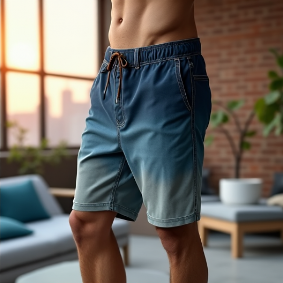 Urban Edge Acid Wash Shorts