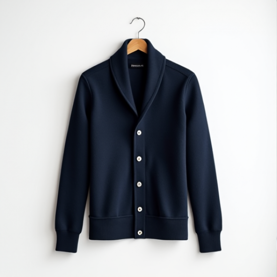 Classic Elegance Shawl Collar Cardigan