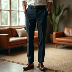 Retro Chic High-Waisted Trousers