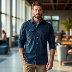 Versatile Traveler Men's Utility Shirt