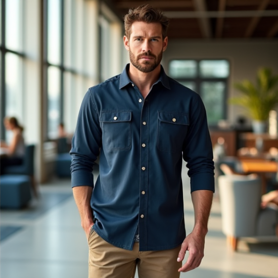 Versatile Traveler Men's Utility Shirt