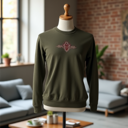 Urban Threads Embroidered Sweatshirt