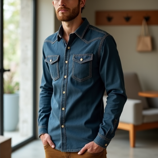 Heritage Denim Western Shirt