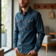 Heritage Denim Western Shirt