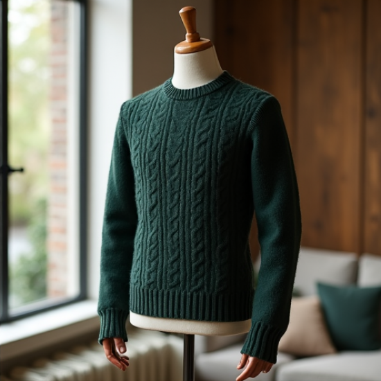 Heritage Weave Men's Knit Sweater
