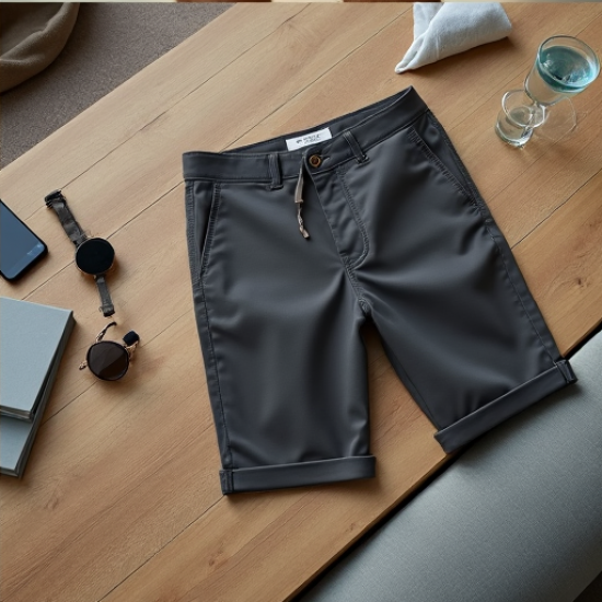 Urban Comfort Rolled Cuff Chino Shorts