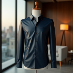 Urban Luxe Faux Leather Shirt