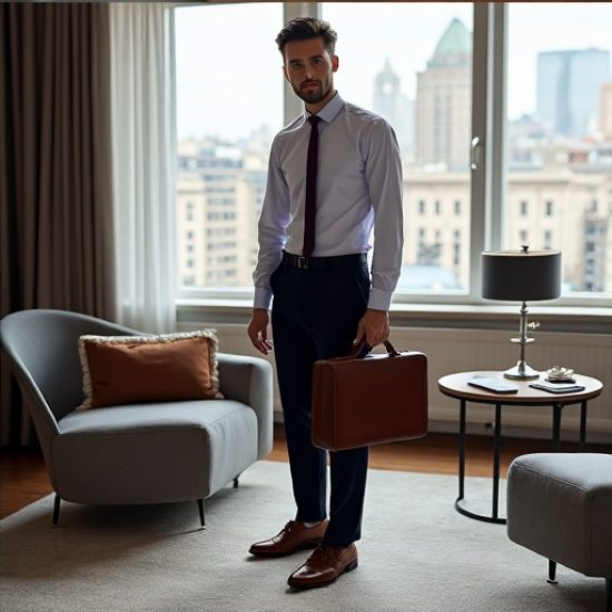 Eleganza Italian Wool Sartorial Trousers