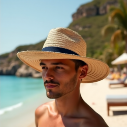 AquaGuard Lifeguard Straw Hat