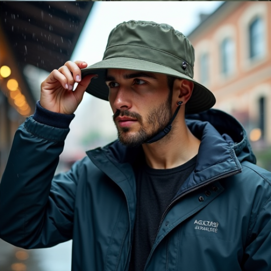AquaShield Men's Waterproof Rain Hat