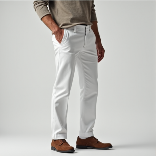Artisan White Drill Pants