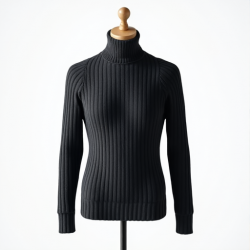 Urban Chic Ribbed Turtleneck Sweater