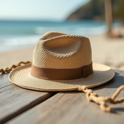 Coastal Breeze Men's Boater Straw Hat