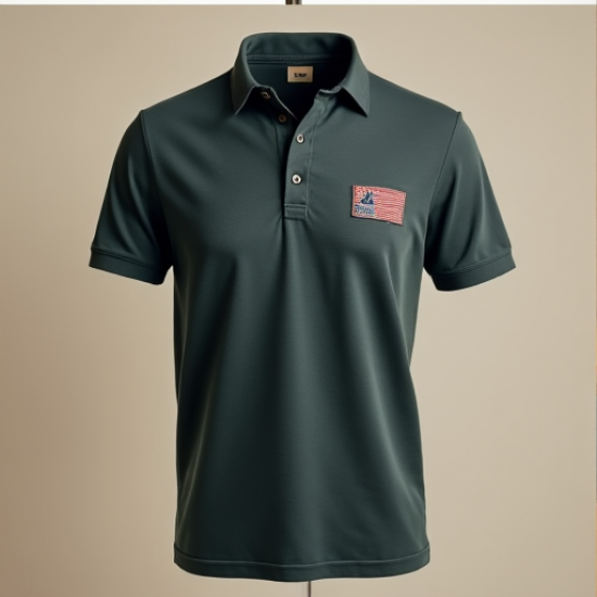 Heritage Charm Vintage Graphic Polo