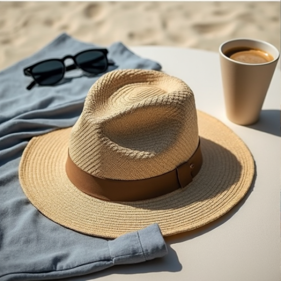 Coastal Breeze Men's Boater Straw Hat