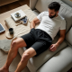 Luxe Comfort Knit Jersey Lounge Shorts