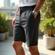 Classic Elegance Pleated Dress Shorts