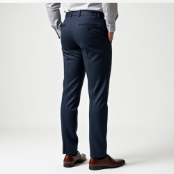 Classic Elegance Men's Wool Suit Pants