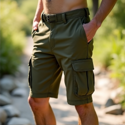 StealthFlex Tactical Cargo Shorts