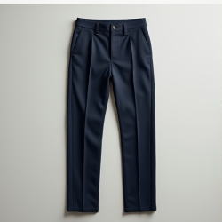 Elegance in Motion: Men's Pin-Tuck Dress Pants
