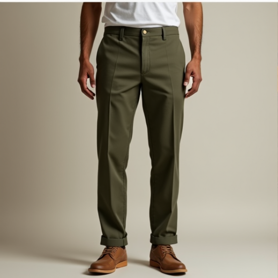 EcoComfort Men's Organic Cotton Casual Pants