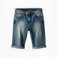 Urban Edge Stone Washed Denim Shorts