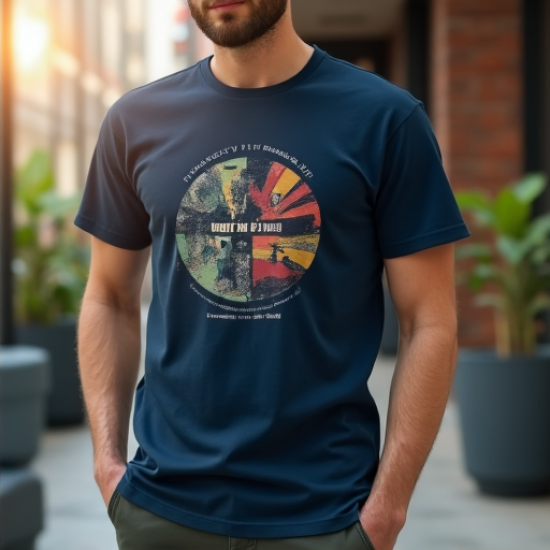 Unity in Style: Men's Charity Support Tee