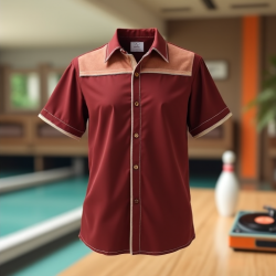 Retro Groove Bowling Shirt