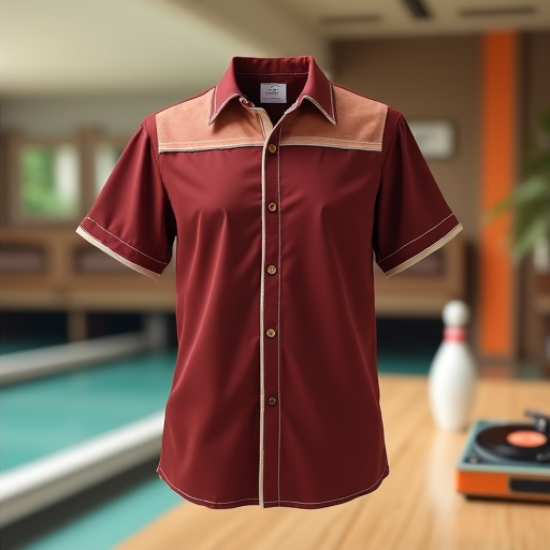 Retro Groove Bowling Shirt