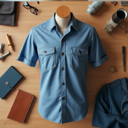 UrbanCraft Short Sleeve Work Shirt