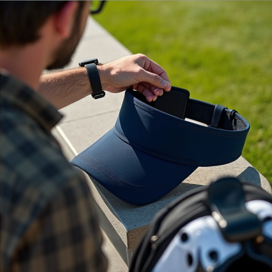 AeroShield Men's Quick-Dry Golf Visor